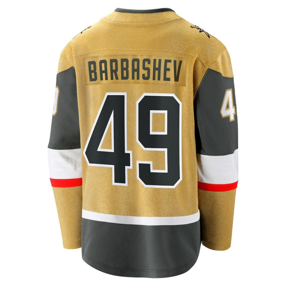 Ivan Barbashev Vegas Golden Knights Fanatics Home Breakaway Jersey - Gold - NHL