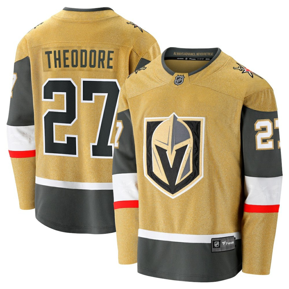 Shea Theodore Vegas Golden Knights Fanatics Home Breakaway Jersey - Gold - NHL
