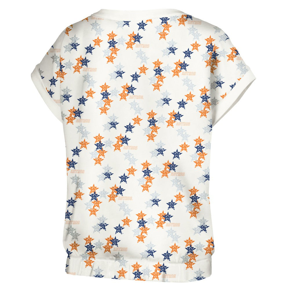 Houston Astros Lusso Women's Madge Dolman Tri-Blend T-Shirt - MLB