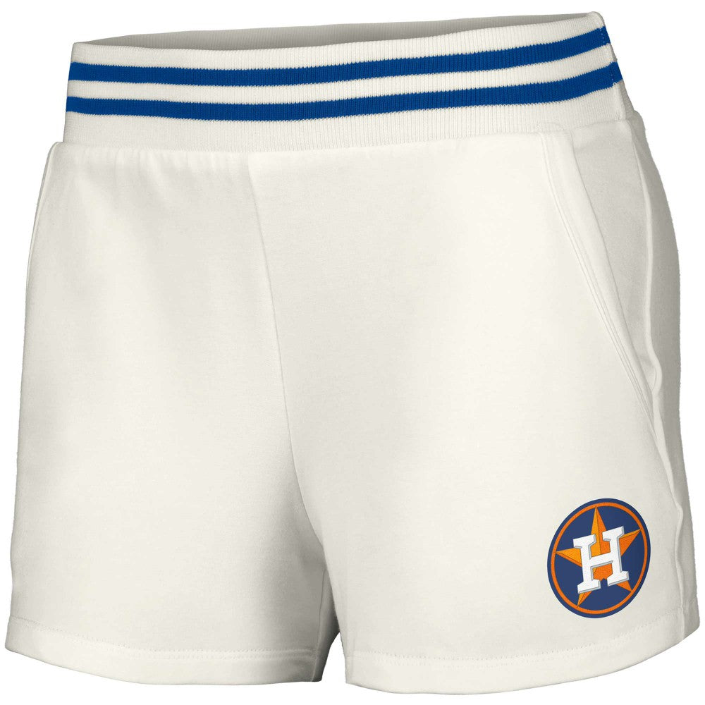 Houston Astros Lusso Women's Maeg Tri-Blend Pocket Shorts - MLB