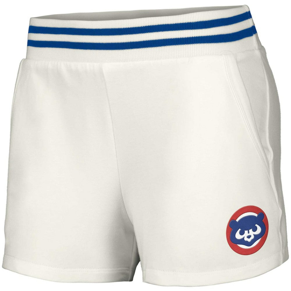 Chicago Cubs Lusso Women's Maeg Tri-Blend Pocket Shorts - MLB