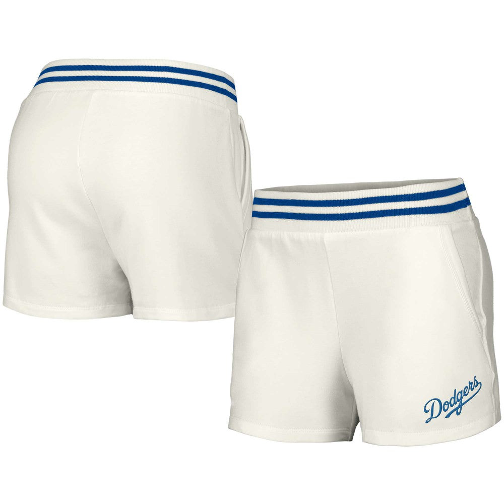 Los Angeles Dodgers Lusso Women's Maeg Tri-Blend Pocket Shorts - MLB