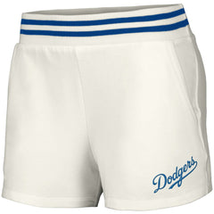 Los Angeles Dodgers Lusso Women's Maeg Tri-Blend Pocket Shorts - MLB