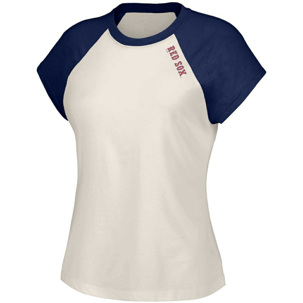 Boston Red Sox Lusso Women's Nikki Raglan T-Shirt - MLB