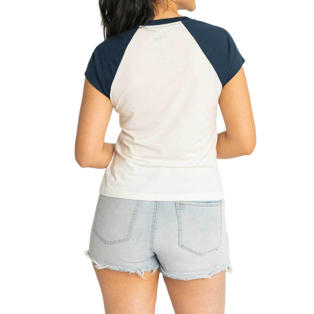 Boston Red Sox Lusso Women's Nikki Raglan T-Shirt - MLB