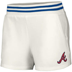 Atlanta Braves Lusso Women's Maeg Tri-Blend Pocket Shorts - MLB