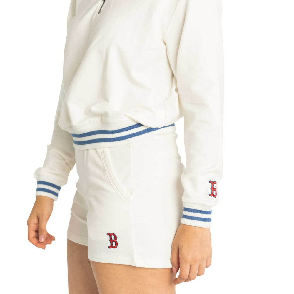Boston Red Sox Lusso Women's Maeg Tri-Blend Pocket Shorts - MLB