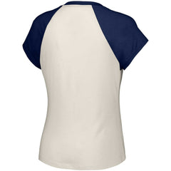 Atlanta Braves Lusso Women's Nikki Raglan T-Shirt - MLB