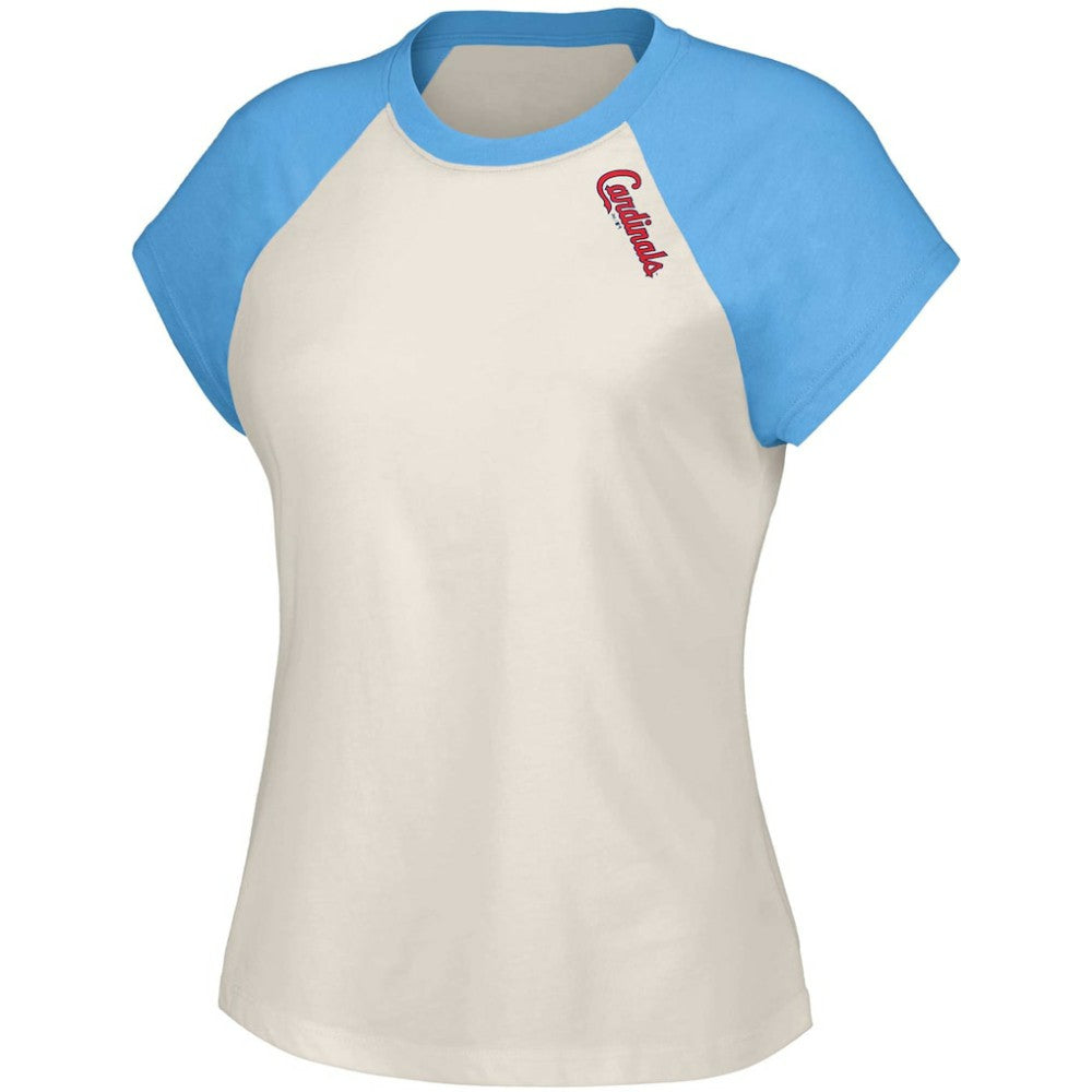 St. Louis Cardinals Lusso Women's Nikki Raglan T-Shirt - MLB