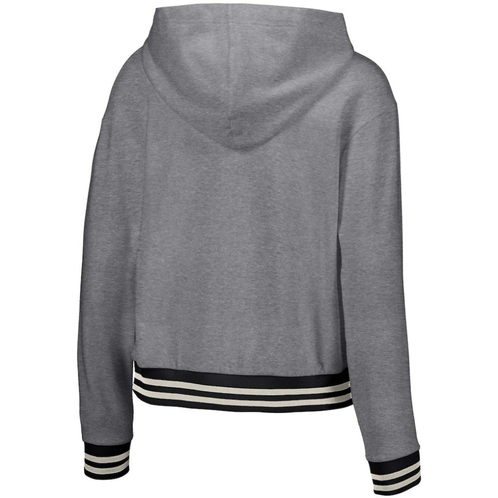 San Francisco Giants Lusso Women's Magnolia Tri-Blend Quarter-Zip Hoodie - MLB