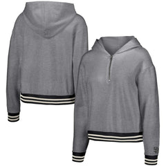 San Diego Padres Lusso Women's Magnolia Tri-Blend Quarter-Zip Hoodie - MLB