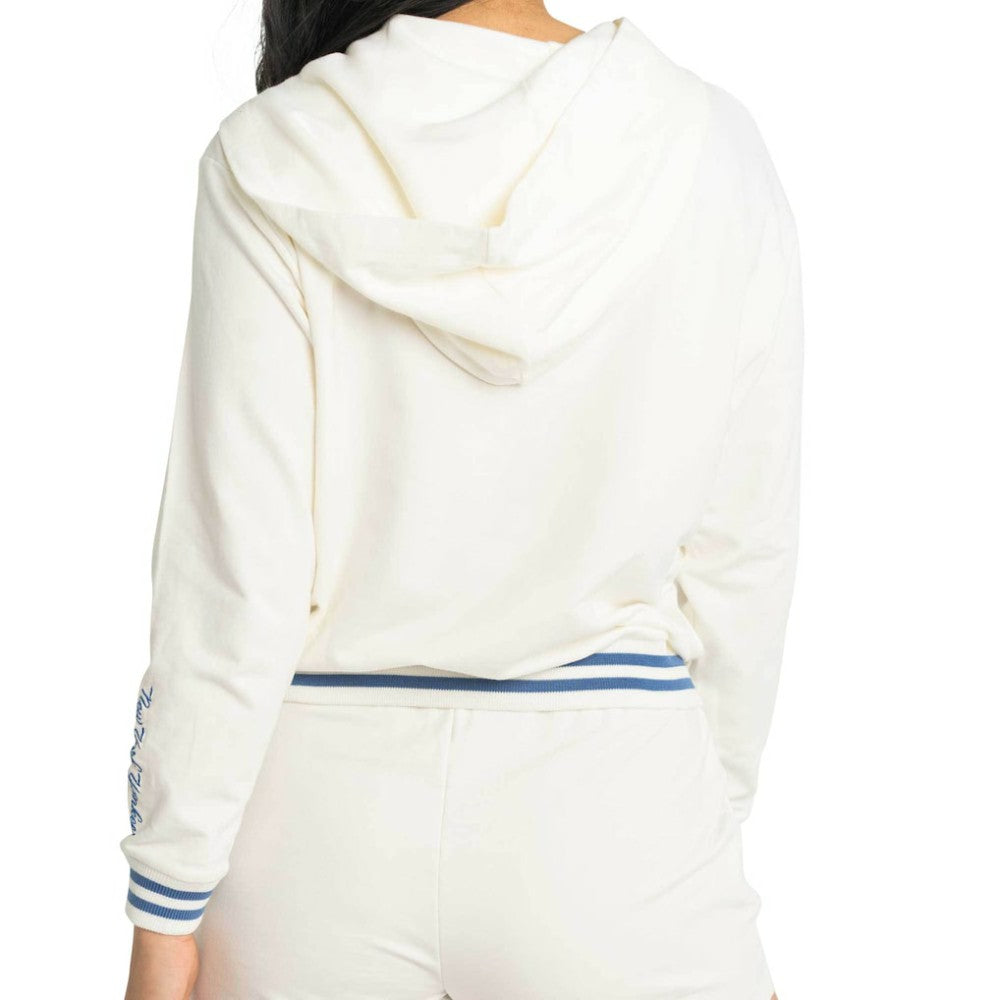 New York Yankees Lusso Women's Magnolia Tri-Blend Quarter-Zip Hoodie - MLB