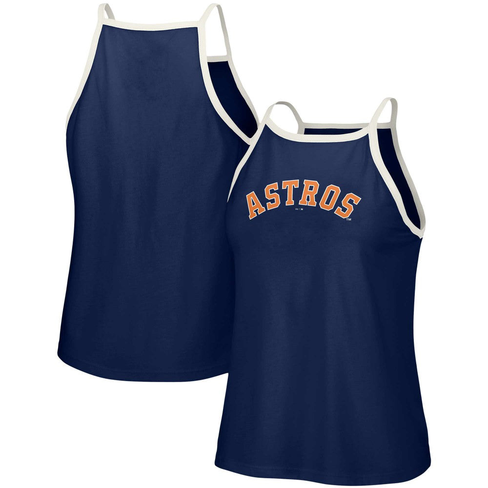 Houston Astros Lusso Women's Nadine Halter Tank Top - MLB