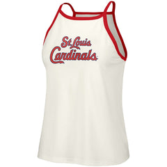 St. Louis Cardinals Lusso Women's Nadine Halter Tank Top - MLB