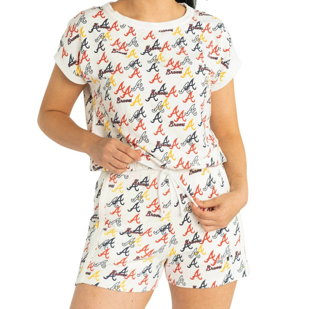 Atlanta Braves Lusso Women's Marge Shorts - MLB