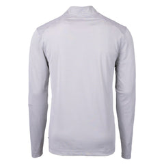 Philadelphia Phillies Cutter & Buck Virtue Eco Pique Micro Stripe Recycled Quarter-Zip Pullover Top - MLB