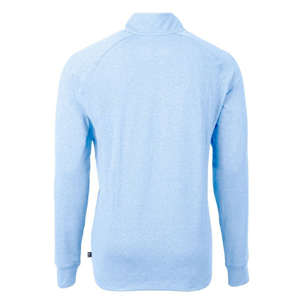 Atlanta Braves Cutter & Buck Adapt Eco Knit Stretch Recycled Quarter-Zip Pullover Top - MLB