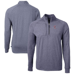 Chicago Cubs Cutter & Buck Adapt Eco Knit Stretch Recycled Quarter-Zip Pullover Top - MLB