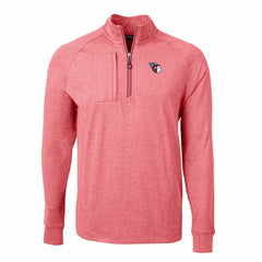 Cleveland Guardians Cutter & Buck Adapt Eco Knit Stretch Recycled Quarter-Zip Pullover Top - MLB