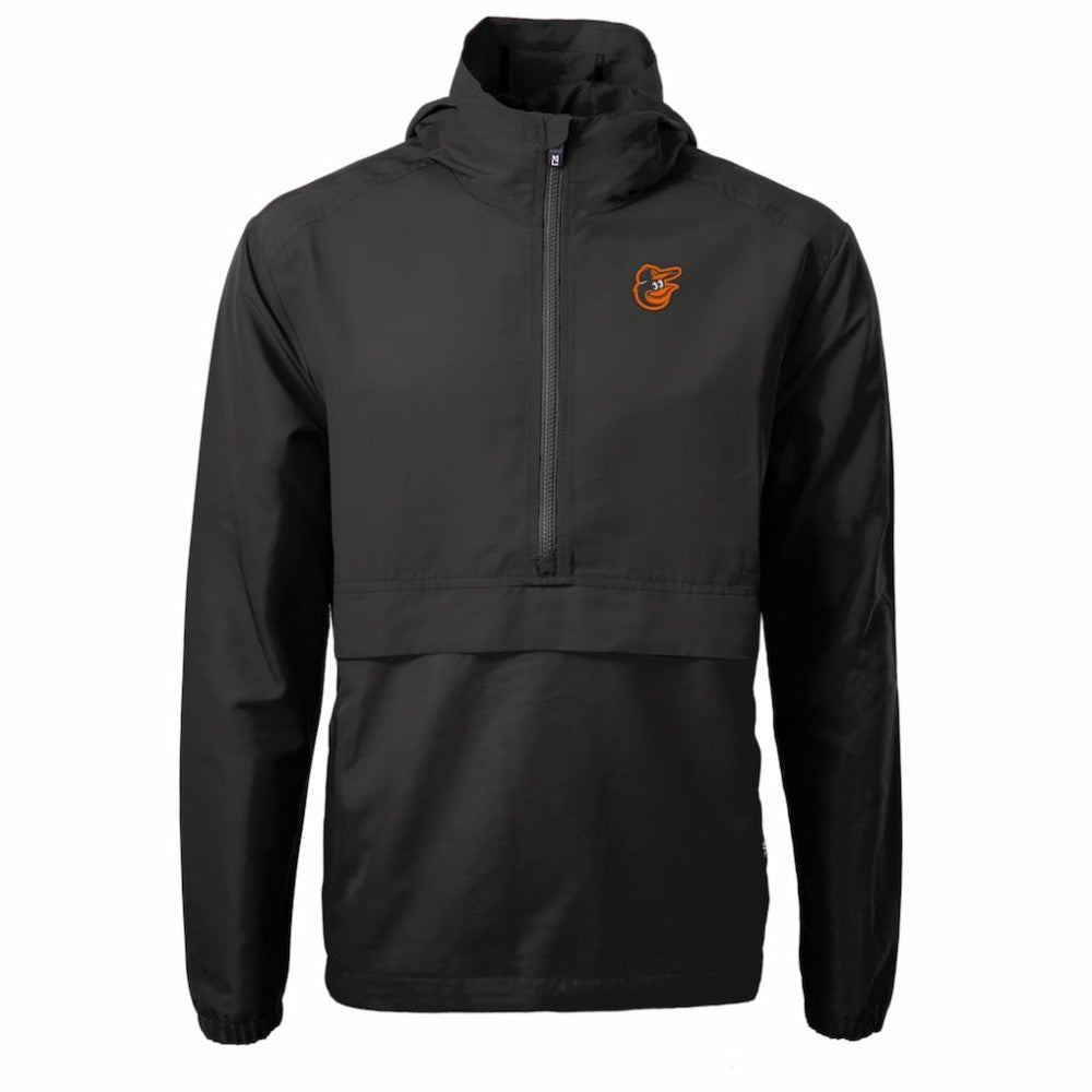 Baltimore Orioles Cutter & Buck Charter Eco Recycled Half-Zip Anorak Jacket - MLB