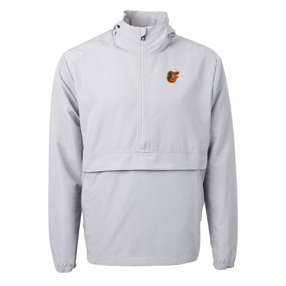 Baltimore Orioles Cutter & Buck Charter Eco Recycled Half-Zip Anorak Jacket - MLB