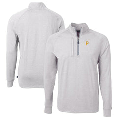 Pittsburgh Pirates Cutter & Buck Adapt Eco Knit Stretch Recycled Quarter-Zip Pullover Top - MLB