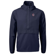 Chicago Cubs Cutter & Buck Charter Eco Recycled Half-Zip Anorak Jacket - MLB