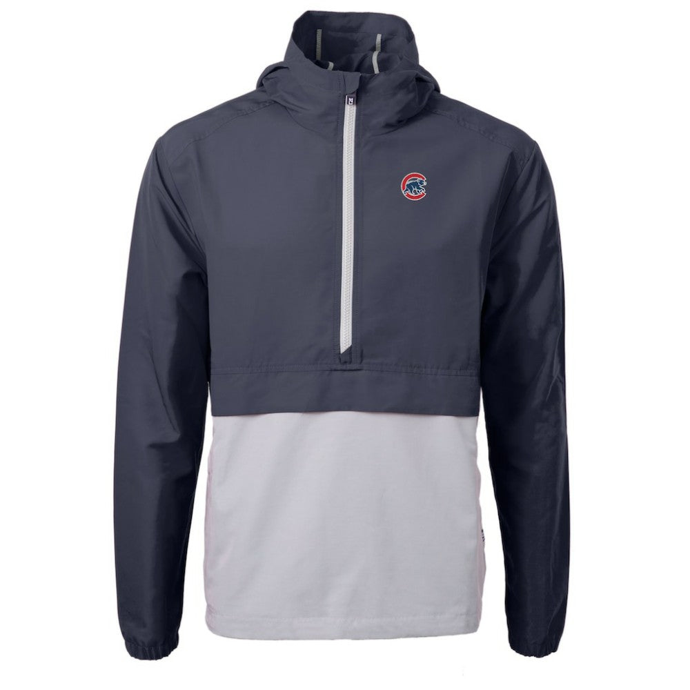Chicago Cubs Cutter & Buck Charter Eco Recycled Half-Zip Anorak Jacket - MLB