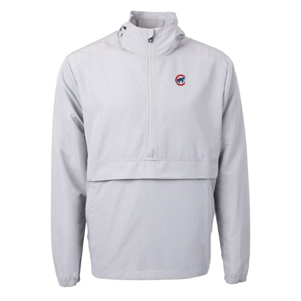 Chicago Cubs Cutter & Buck Charter Eco Recycled Half-Zip Anorak Jacket - MLB