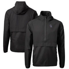 Colorado Rockies Cutter & Buck Charter Eco Recycled Half-Zip Anorak Jacket - MLB