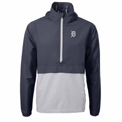 Detroit Tigers Cutter & Buck Charter Eco Recycled Half-Zip Anorak Jacket - MLB