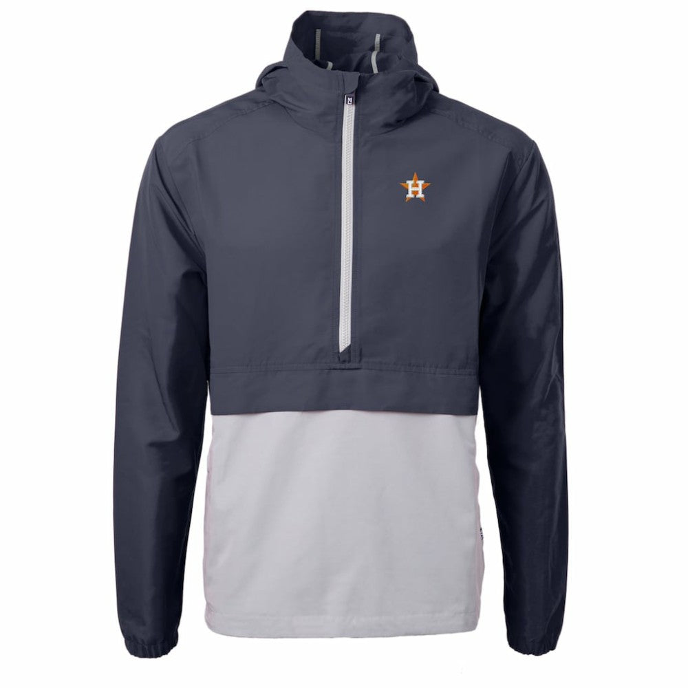 Houston Astros Cutter & Buck Charter Eco Recycled Half-Zip Anorak Jacket - MLB