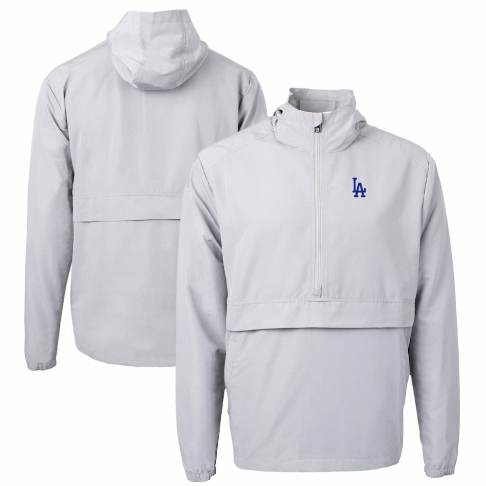 Los Angeles Dodgers Cutter & Buck Charter Eco Recycled Half-Zip Anorak Jacket - MLB