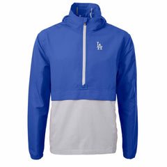 Los Angeles Dodgers Cutter & Buck Charter Eco Recycled Half-Zip Anorak Jacket - MLB