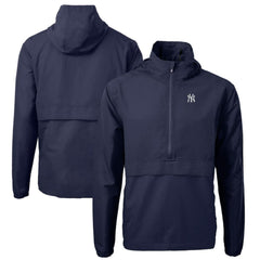 New York Yankees Cutter & Buck Charter Eco Recycled Half-Zip Anorak Jacket - MLB