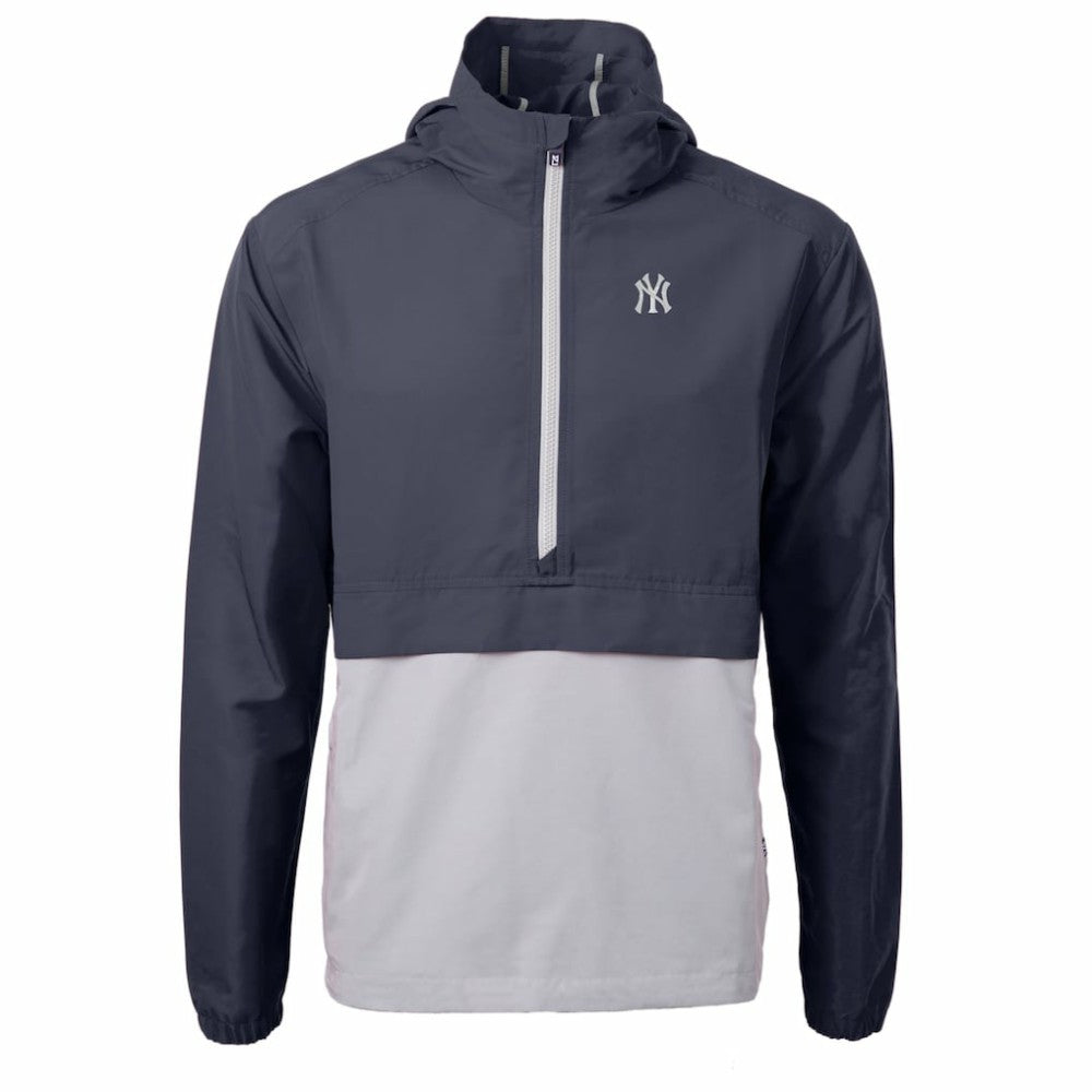 New York Yankees Cutter & Buck Charter Eco Recycled Half-Zip Anorak Jacket - MLB