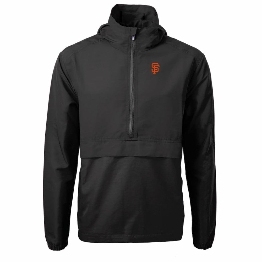 San Francisco Giants Cutter & Buck Charter Eco Recycled Half-Zip Anorak Jacket - MLB