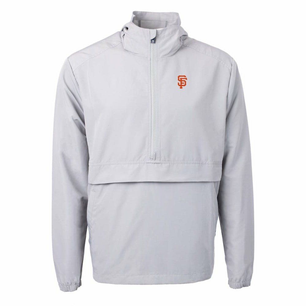 San Francisco Giants Cutter & Buck Charter Eco Recycled Half-Zip Anorak Jacket - MLB