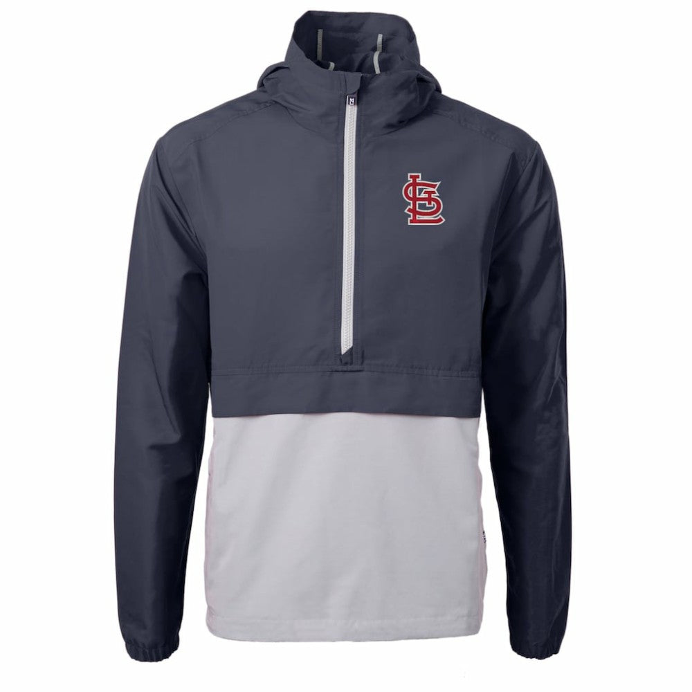 St. Louis Cardinals Cutter & Buck Charter Eco Recycled Half-Zip Anorak Jacket - MLB