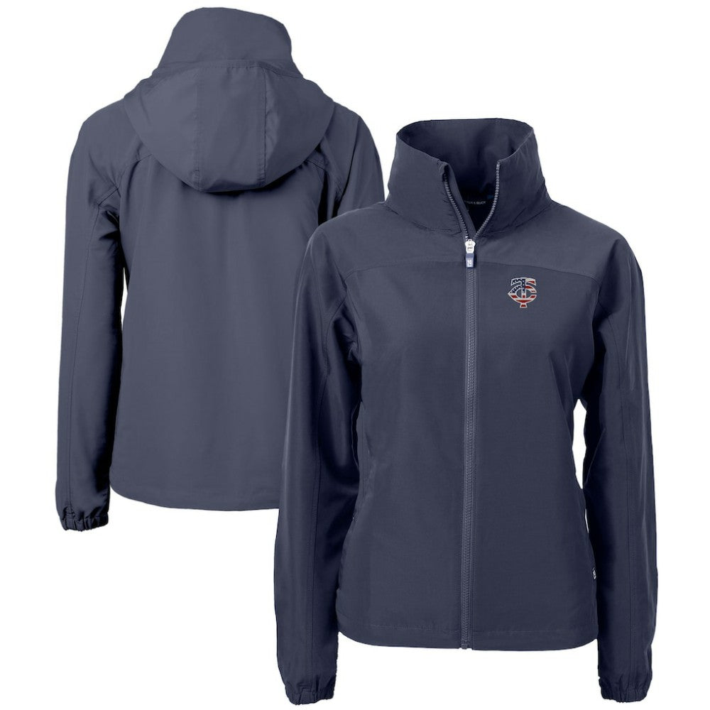 Minnesota Twins Cutter & Buck Women's Charter Eco Recycled Full-Zip Jacket - MLB