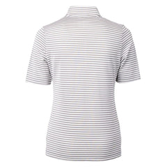 Philadelphia Phillies Cutter & Buck Women's Virtue Eco Pique Stripe Top - MLB
