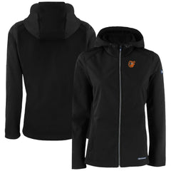Baltimore Orioles Cutter & Buck Women's Evoke Eco Softshell Recycled Full-Zip Jacket - MLB