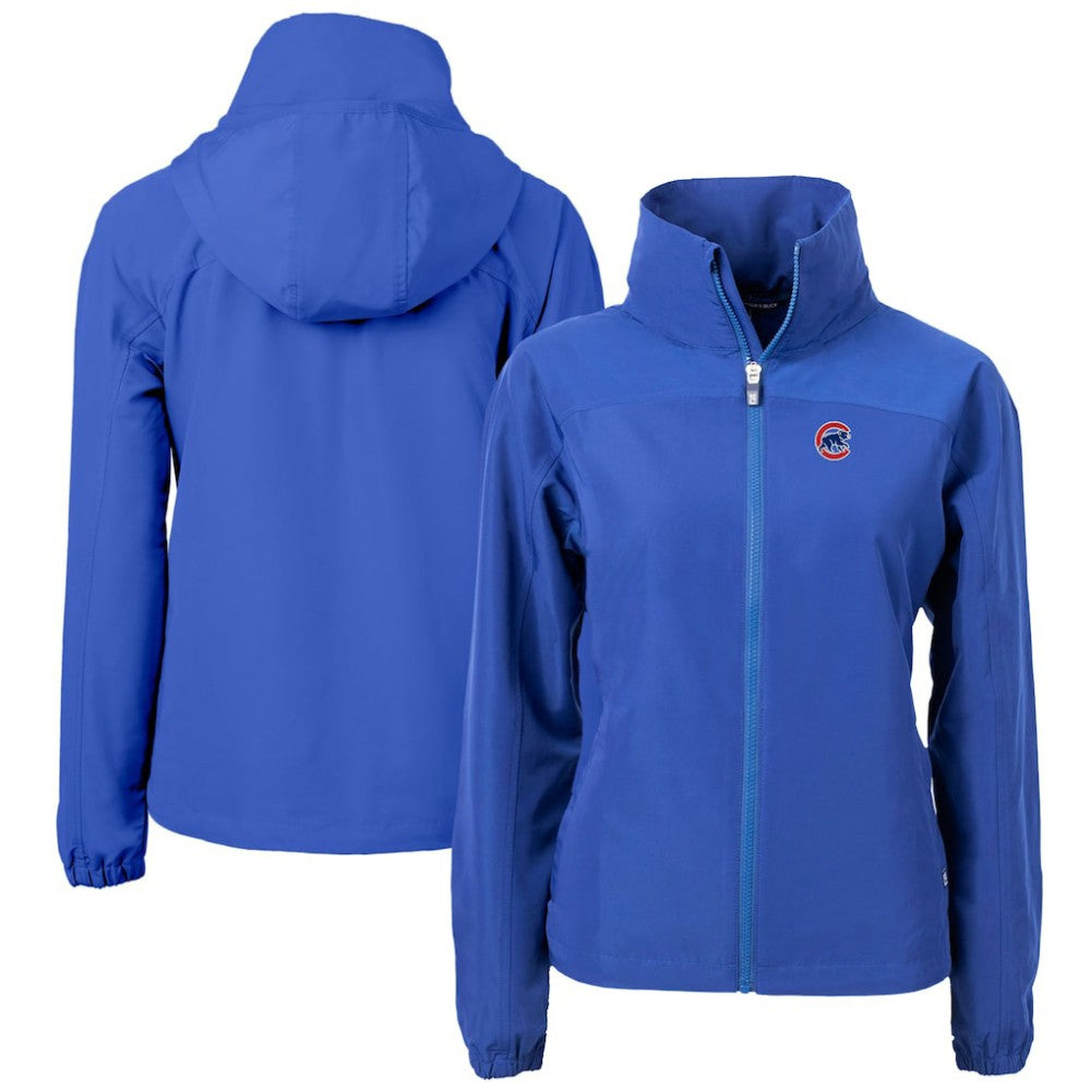 Chicago Cubs Cutter & Buck Women's Charter Eco Recycled Full-Zip Jacket - MLB