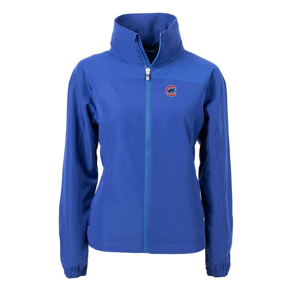 Chicago Cubs Cutter & Buck Women's Charter Eco Recycled Full-Zip Jacket - MLB