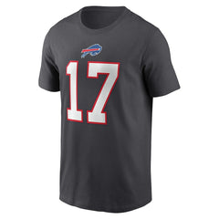 Josh Allen Buffalo Bills Player Name & Number T-Shirt Anthracite | Nike for Sale