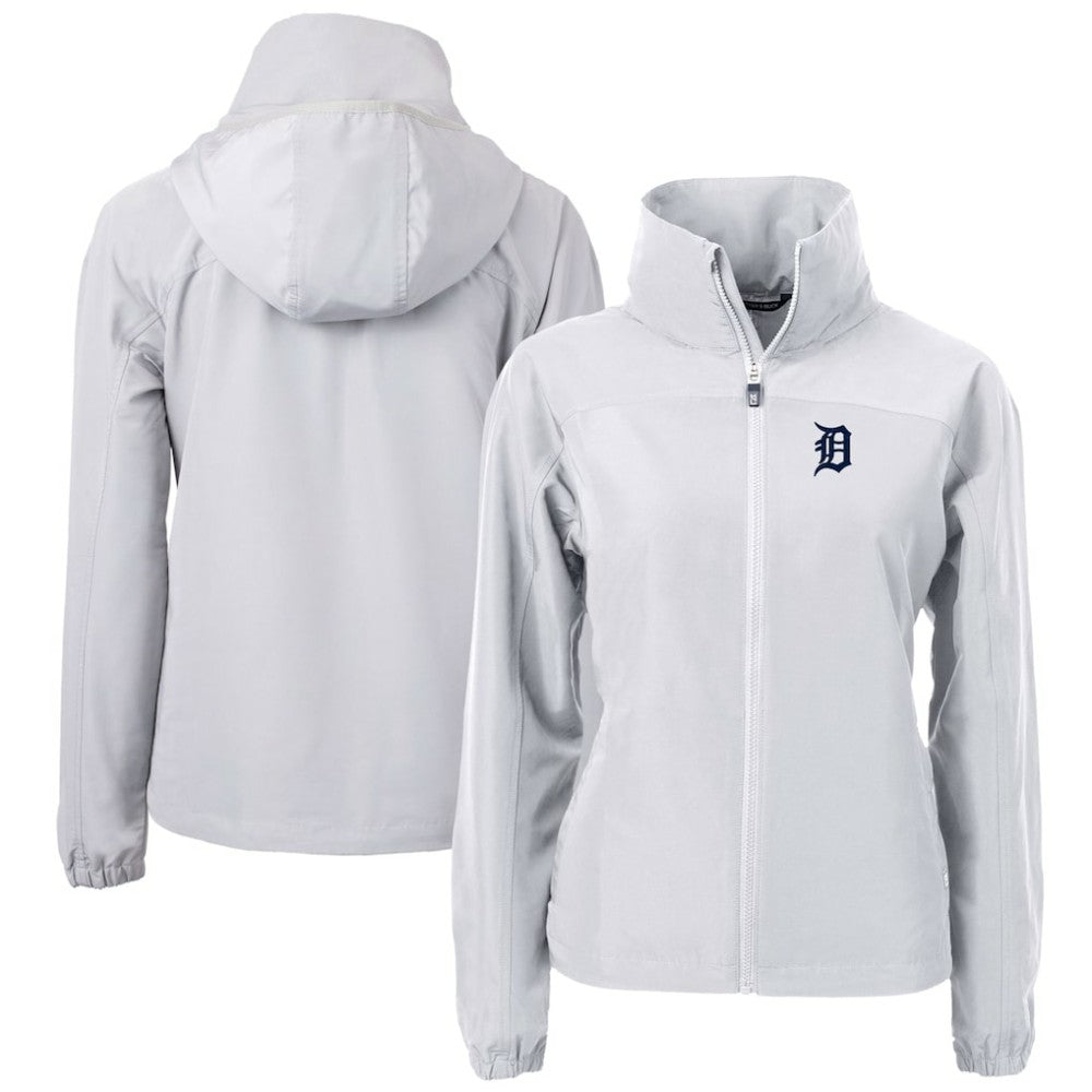 Detroit Tigers Cutter & Buck Women's Charter Eco Recycled Full-Zip Jacket - MLB