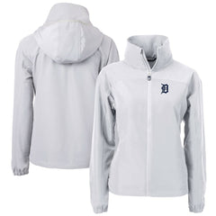 Detroit Tigers Cutter & Buck Women's Charter Eco Recycled Full-Zip Jacket - MLB