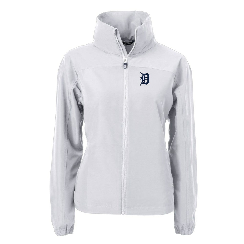Detroit Tigers Cutter & Buck Women's Charter Eco Recycled Full-Zip Jacket - MLB