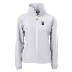 Detroit Tigers Cutter & Buck Women's Charter Eco Recycled Full-Zip Jacket - MLB