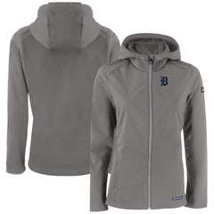Detroit Tigers Cutter & Buck Women's Evoke Eco Softshell Recycled Full-Zip Jacket - MLB